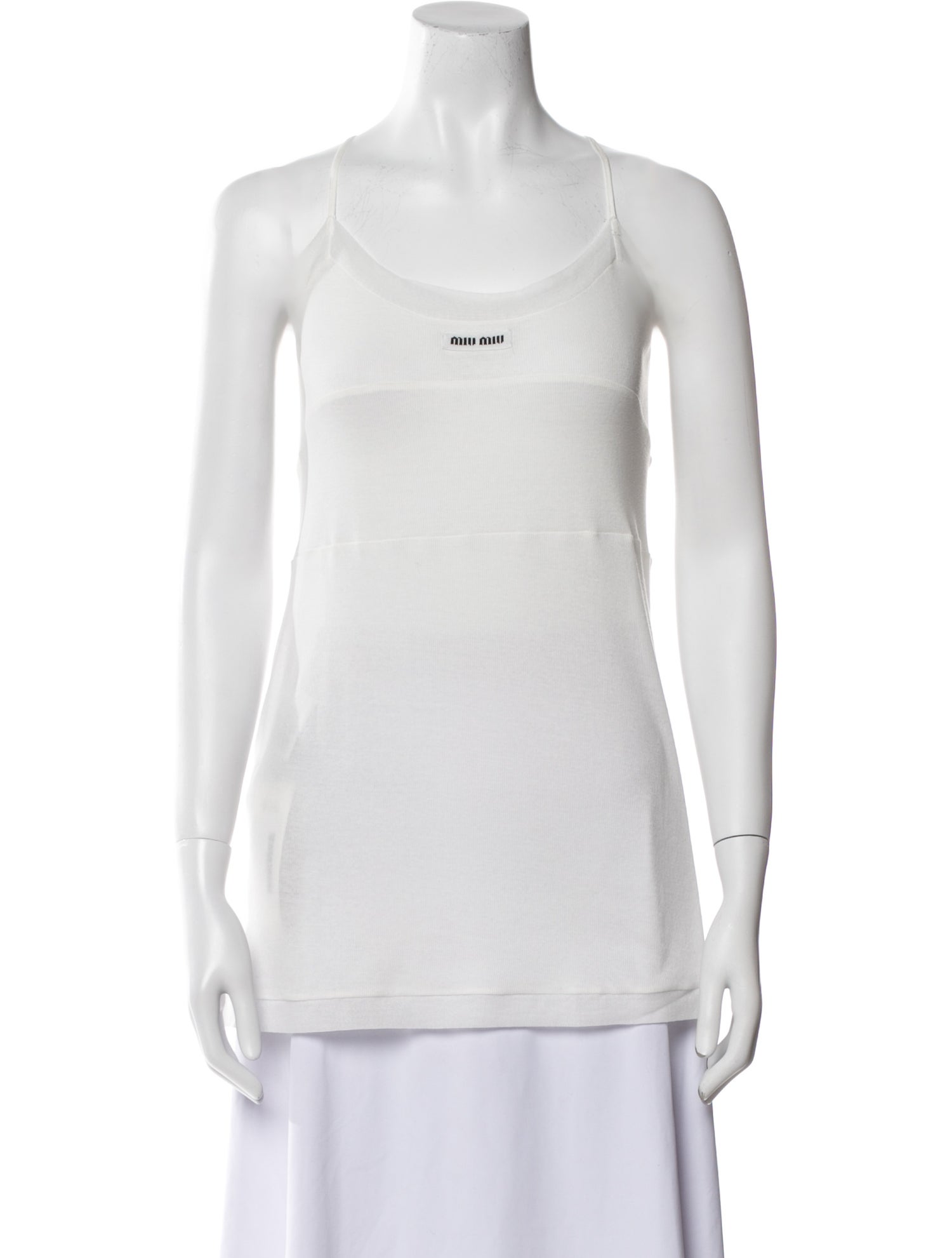 Miu Miu 2023 Scoop Neck Top