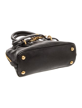 Miu Miu Leather Top Handle Bag