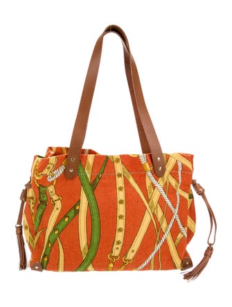 Miu Miu Canvas Shoulder Bag