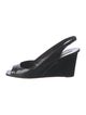 Miu Miu Patent Leather Slingback Sandals