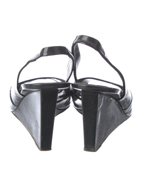 Miu Miu Patent Leather Slingback Sandals