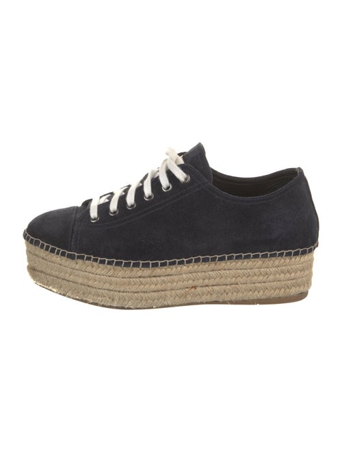 Miu Miu Suede Espadrille Sneakers