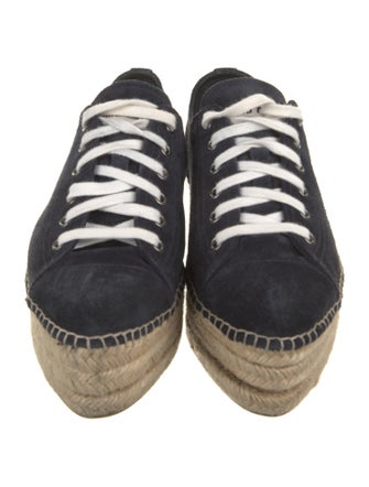 Miu Miu Suede Espadrille Sneakers