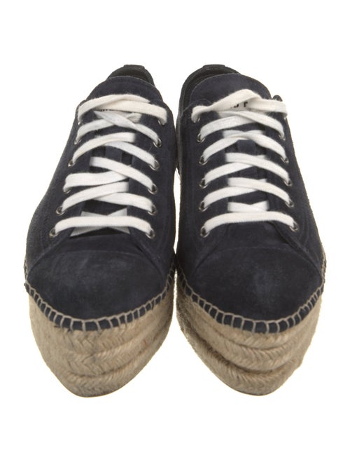 Miu Miu Suede Espadrille Sneakers