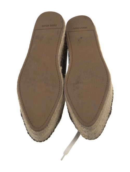 Miu Miu Suede Espadrille Sneakers