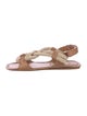 Miu Miu Leather Slingback Sandals