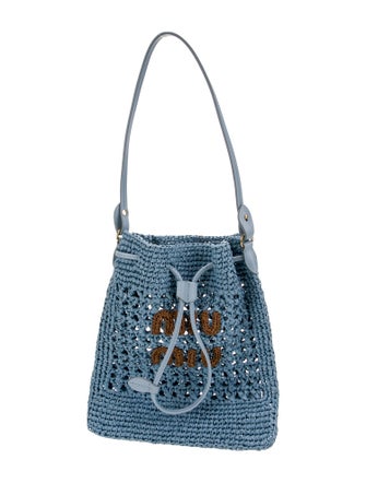 Miu Miu Raffia Evening Bag