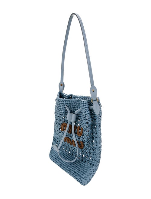 Miu Miu Raffia Evening Bag