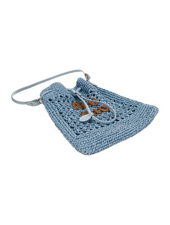 Miu Miu Raffia Evening Bag