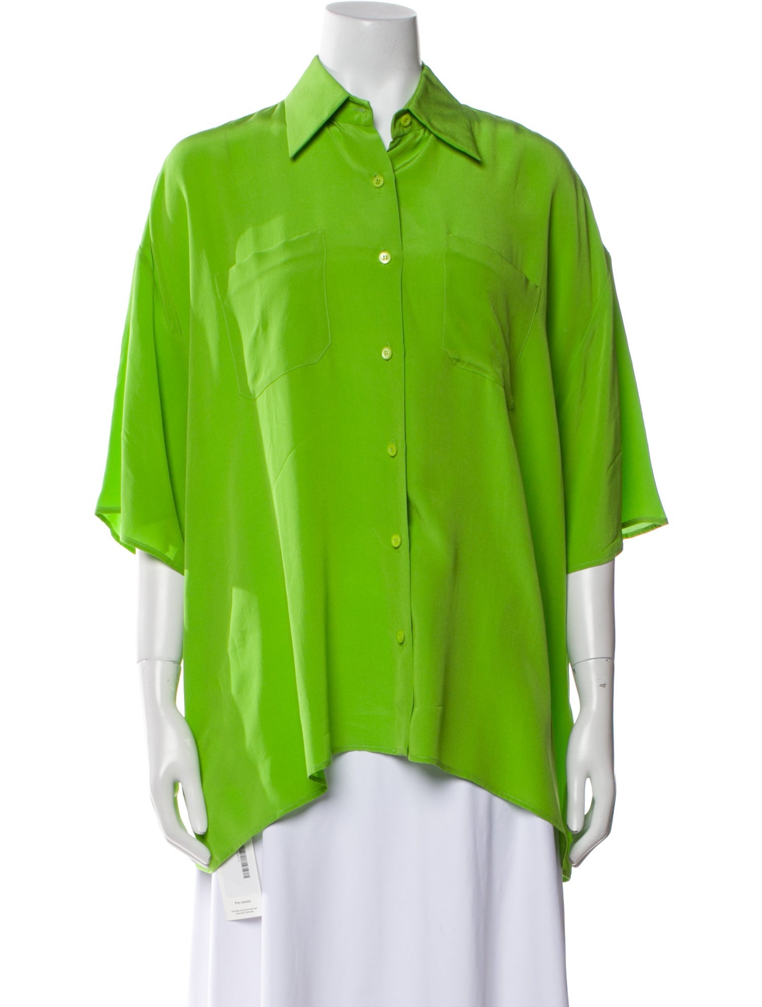 Miu Miu 2022 Silk Button-Up Top