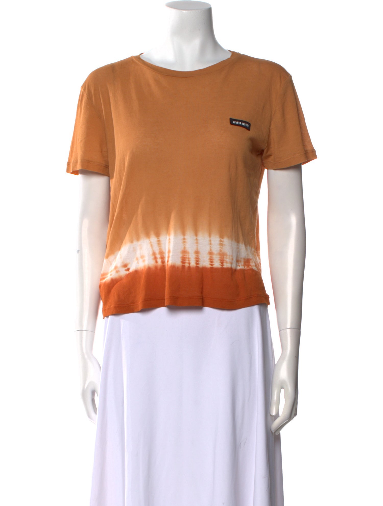Miu Miu 2024 Tie-Dye Print T-Shirt