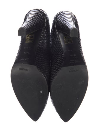 Miu Miu Snakeskin Boots