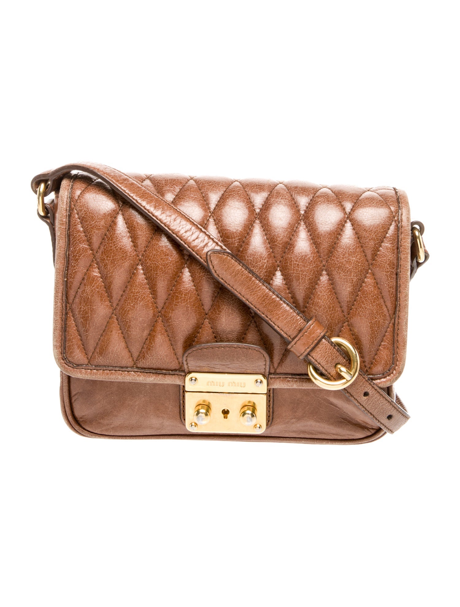 Miu Miu Leather Crossbody Bag