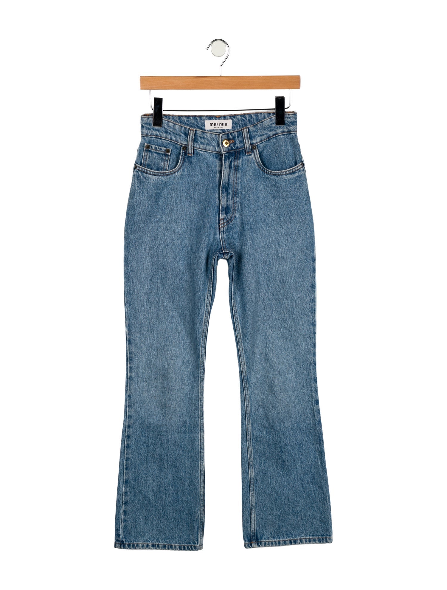 Miu Miu 2023 Wide Leg Jeans