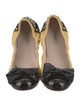 Miu Miu Patent Leather Colorblock Pattern Ballet Flats