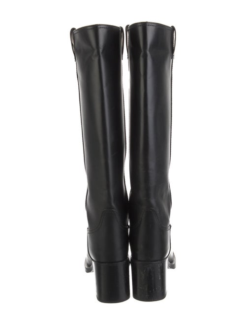 Miu Miu Leather Riding Boots