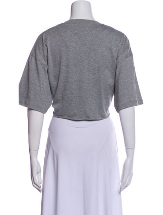 Miu Miu 2023 Graphic Print Crop Top