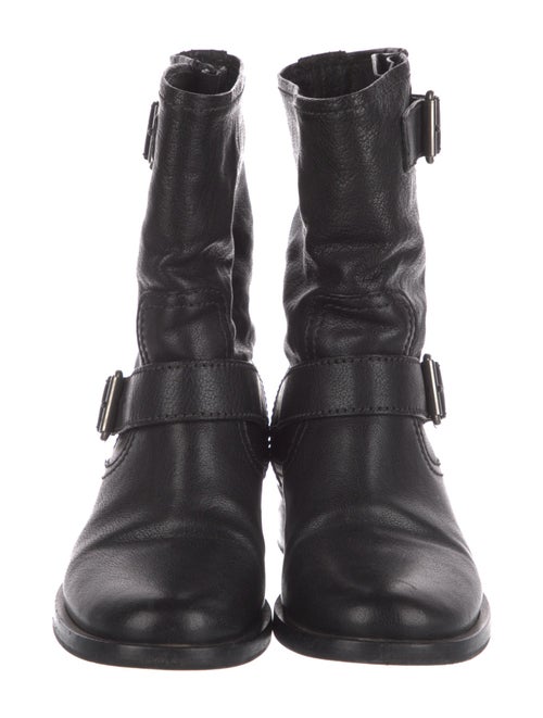 Miu Miu Leather Moto Boots