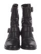Miu Miu Leather Moto Boots