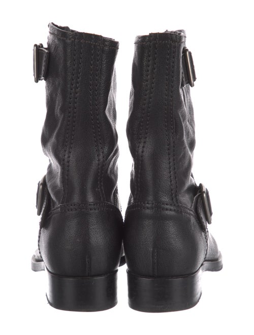 Miu Miu Leather Moto Boots