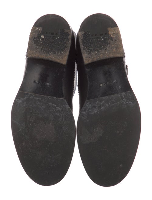 Miu Miu Leather Moto Boots