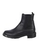 Miu Miu Leather Studded Accents Chelsea Boots