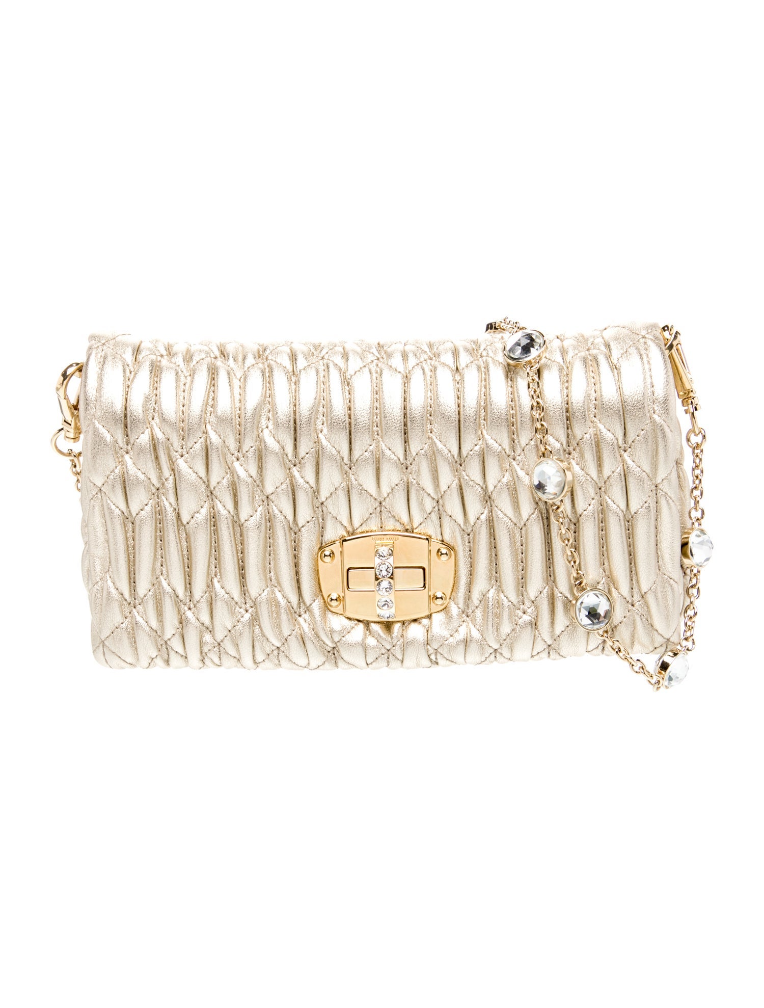 Miu Miu Leather Clutch