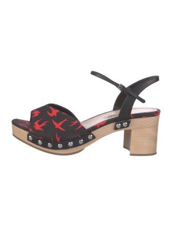 Miu Miu Printed Slingback Sandals