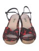 Miu Miu Printed Slingback Sandals