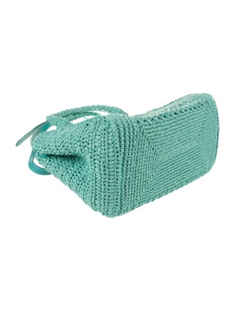 Miu Miu Raffia Top Handle Bag