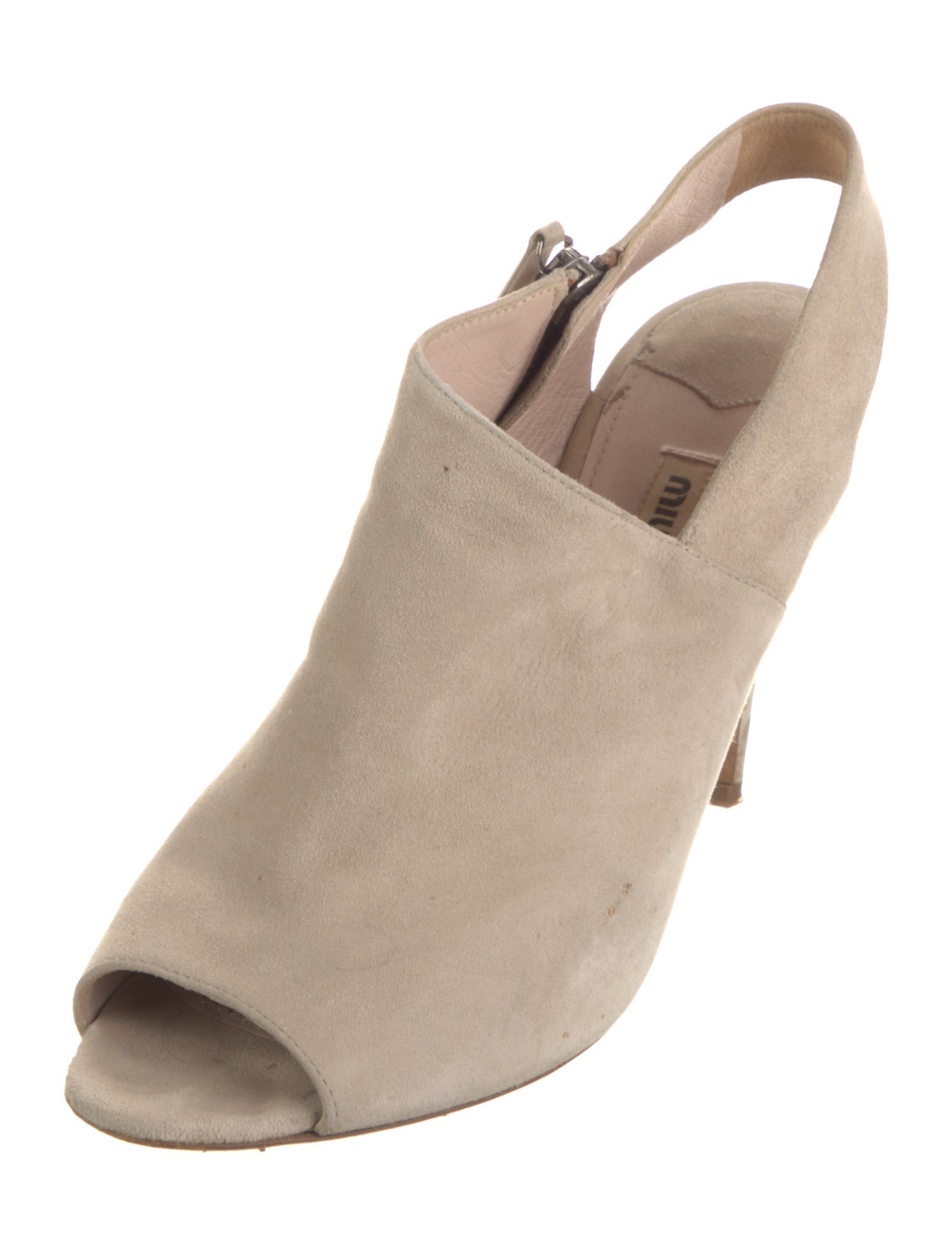 Miu Miu Suede Slingback Pumps