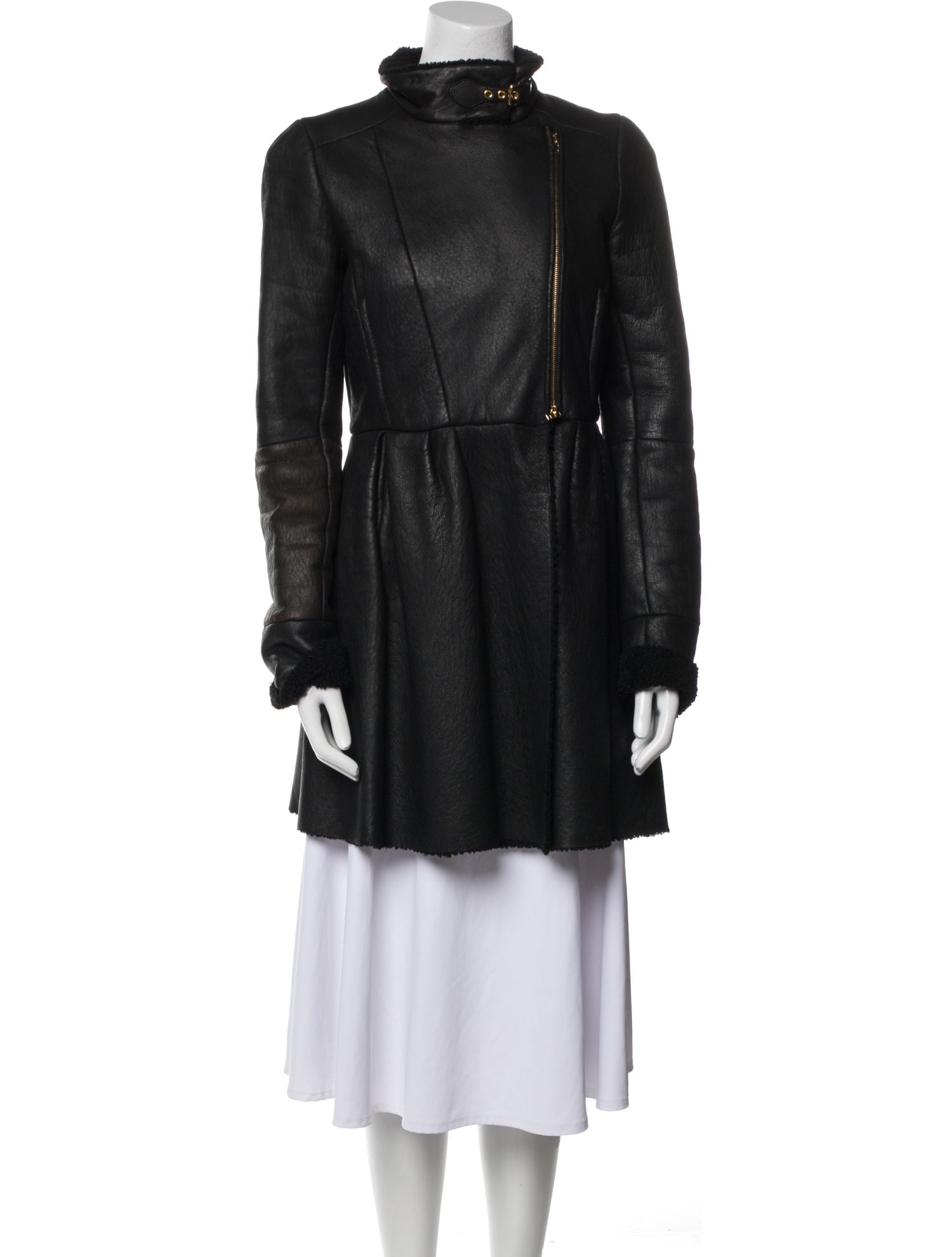 Miu Miu 2012 Leather Fur Coat