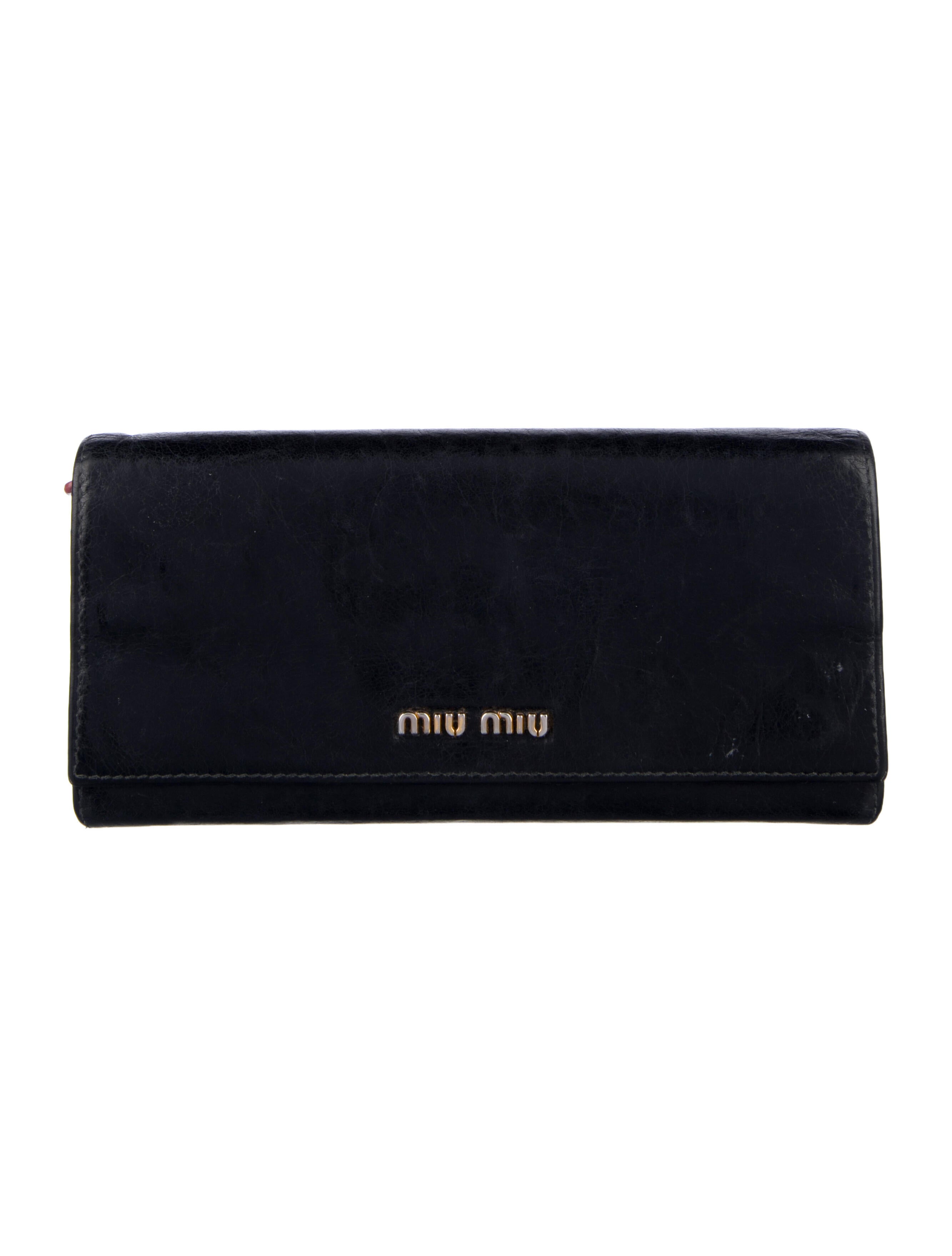 Miu Miu Leather Continental Wallet