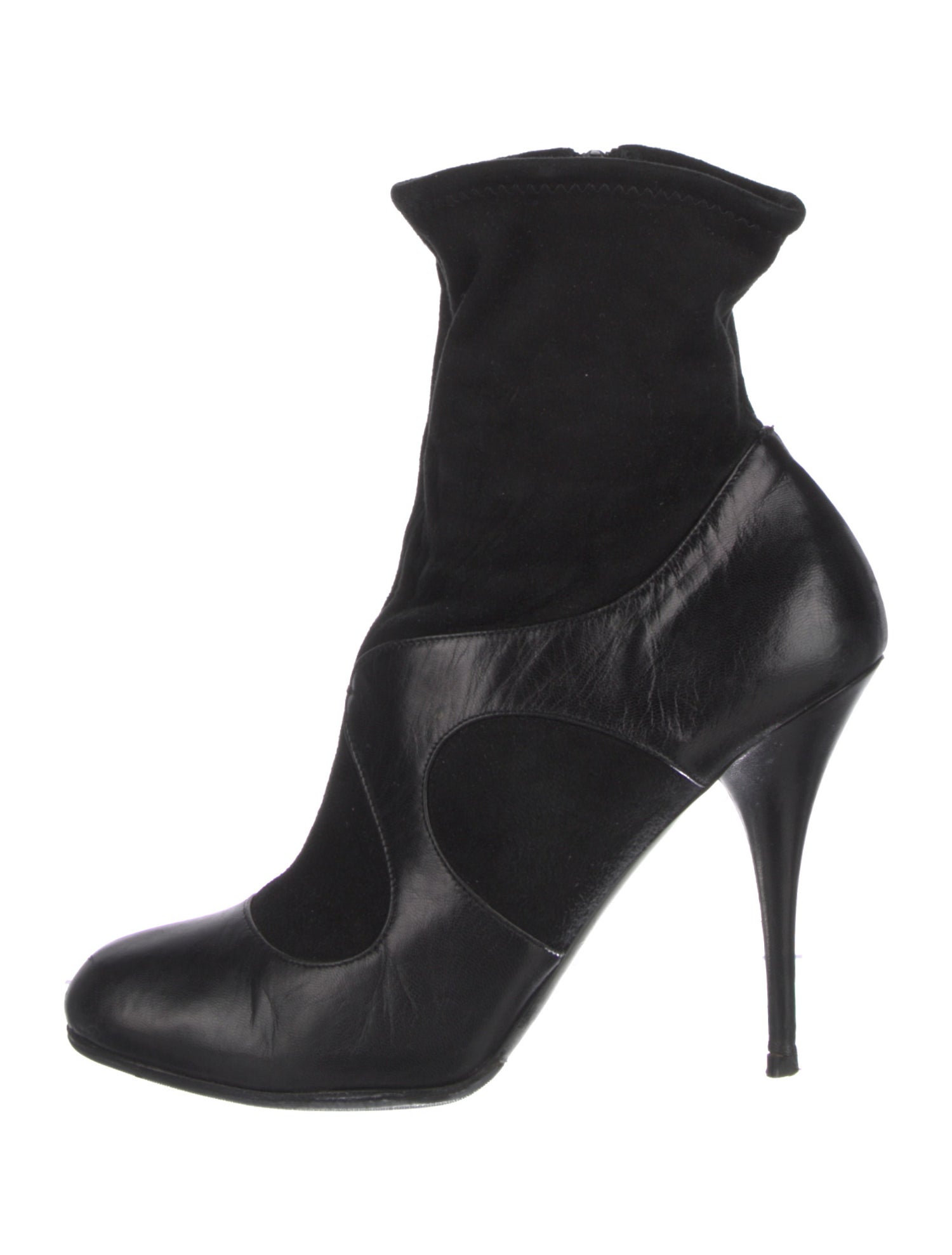 Miu Miu Leather Sock Boots