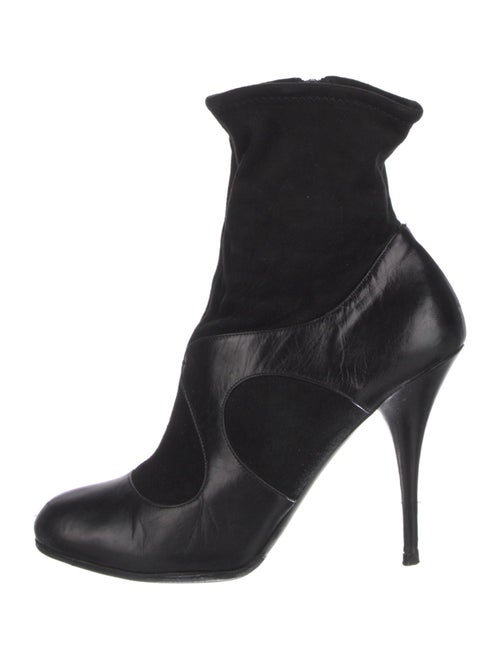 Miu Miu Leather Sock Boots