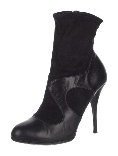 Miu Miu Leather Sock Boots