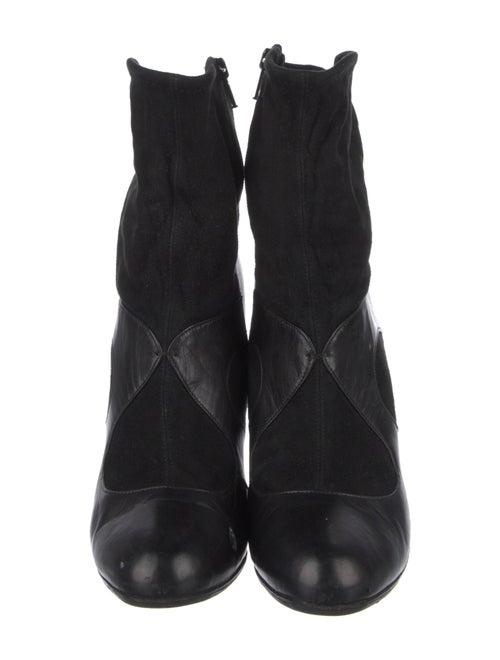 Miu Miu Leather Sock Boots