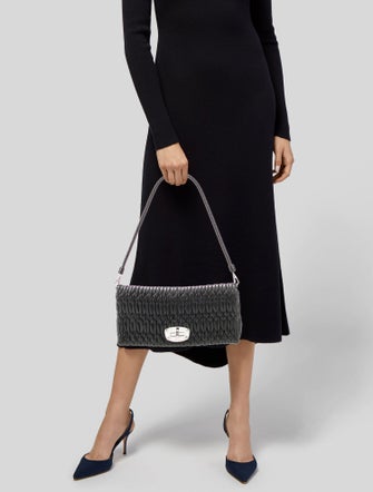 Miu Miu Quilted Nappa Matelasse