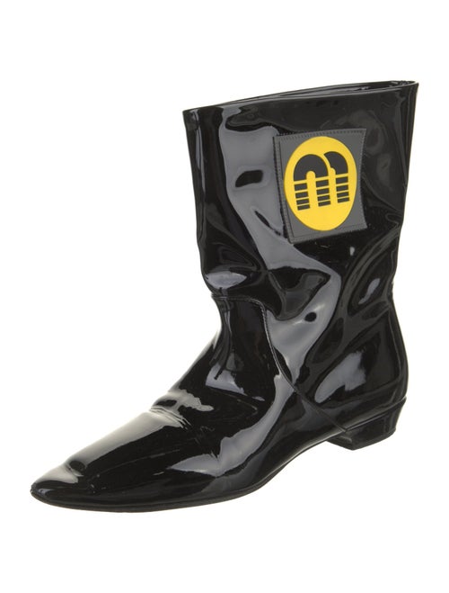 Miu Miu Patent Leather Rain Boots