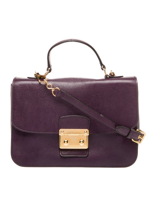 Miu Miu Leather Top Handle Bag