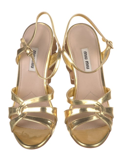 Miu Miu Leather Sandals