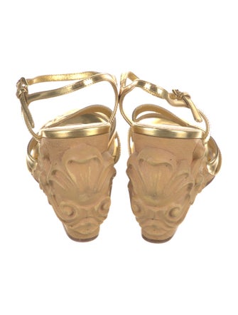 Miu Miu Leather Sandals