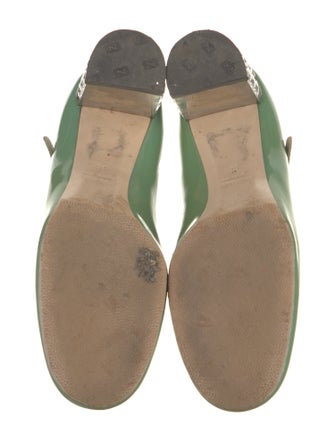 Miu Miu Patent Leather Crystal Embellishments Pumps