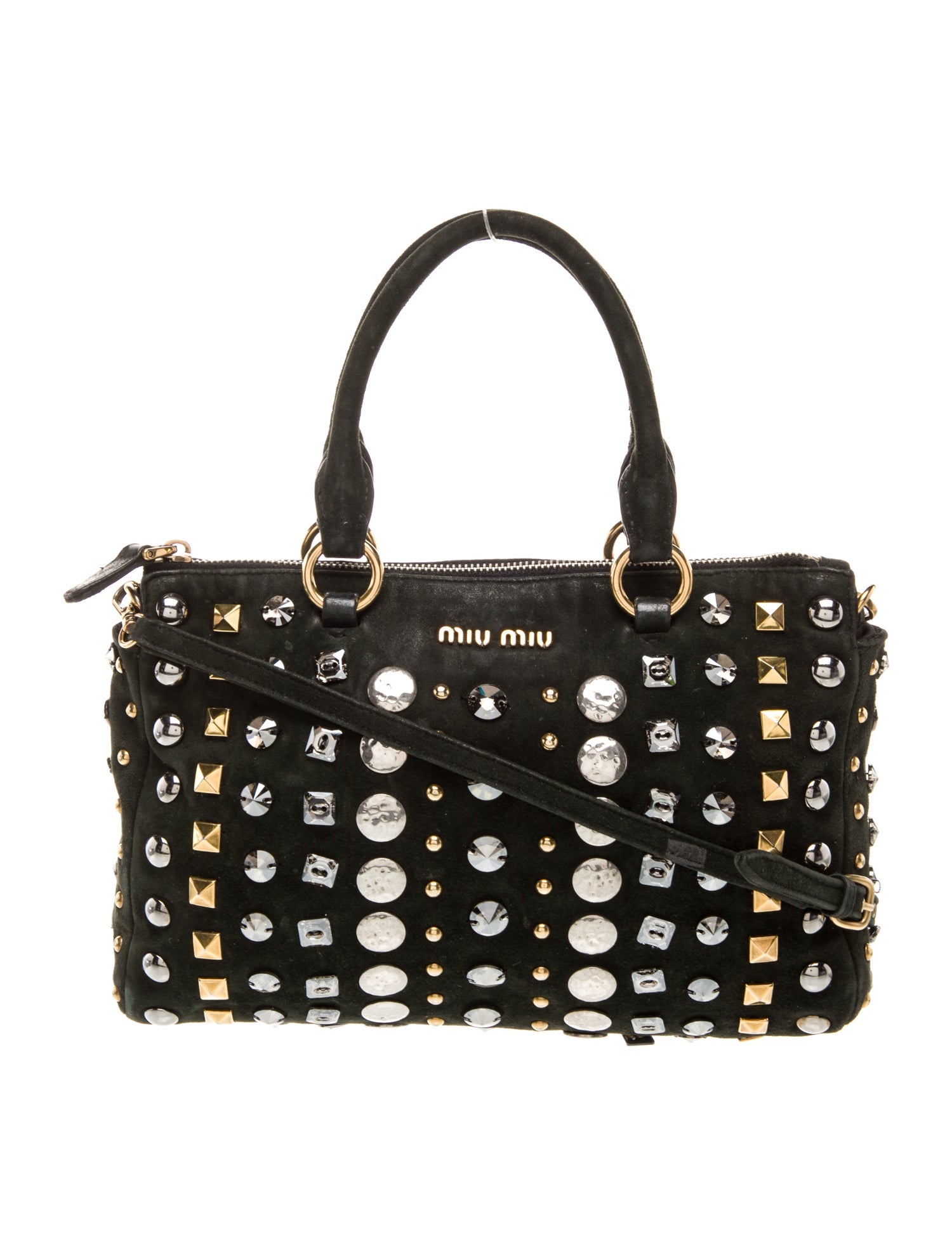 Miu Miu Suede Shoulder Bag