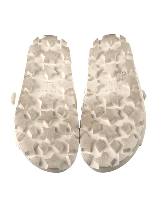 Miu Miu Leather Slides