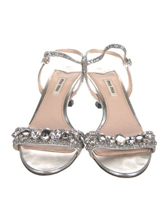 Miu Miu Glitter Sandals
