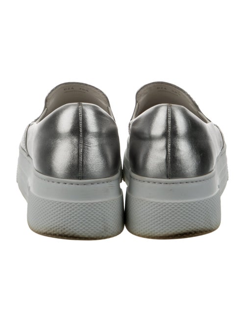 Miu Miu Leather Crystal Embellishments Sneakers