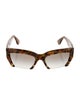 Miu Miu Cat-Eye Tinted Sunglasses