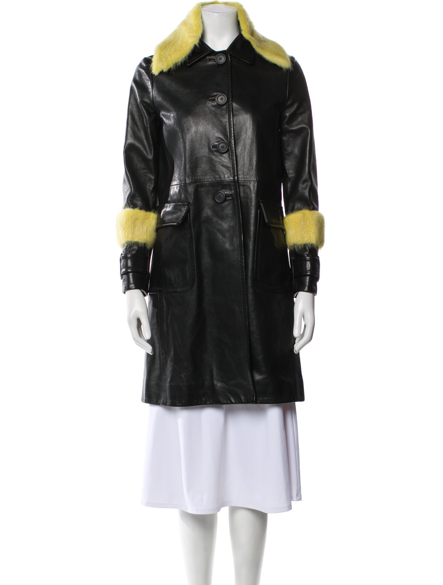 Miu Miu 2017 Leather Bomber Jacket