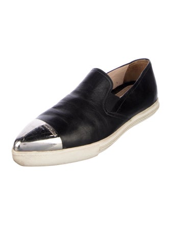 Miu Miu Leather Loafers